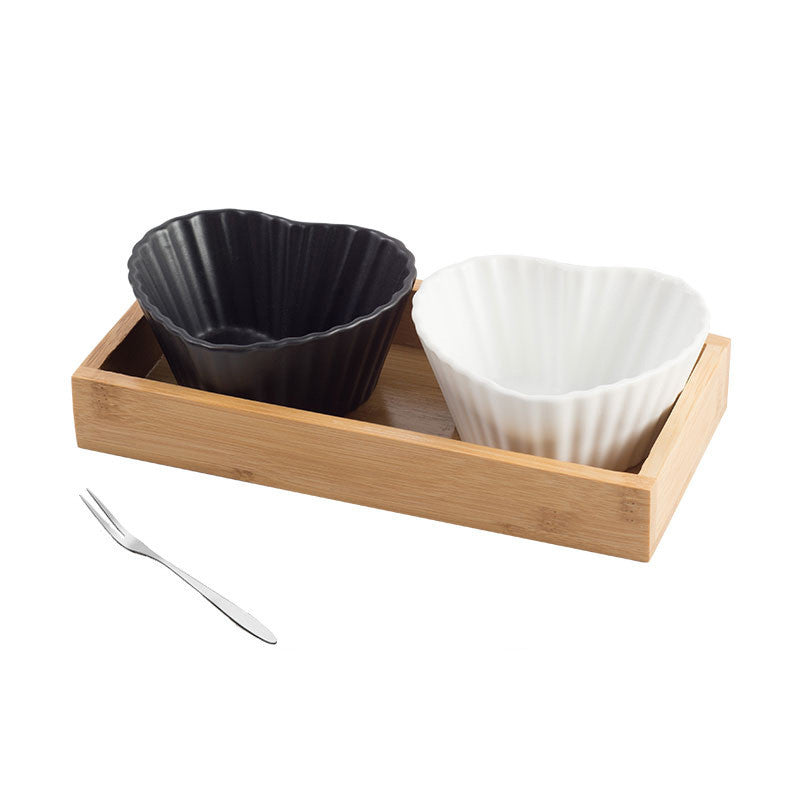 Ceramic Fruit Plate - Nordic Style Snack Dish