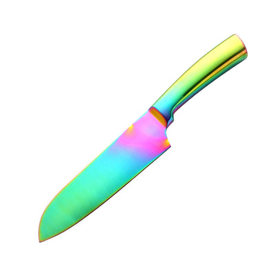 Colorful barbecue knife fruit