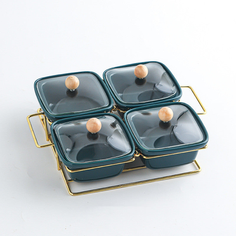 Ceramic Platter With Lid