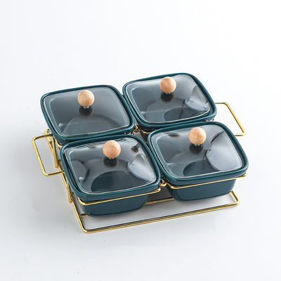 Ceramic Platter With Lid