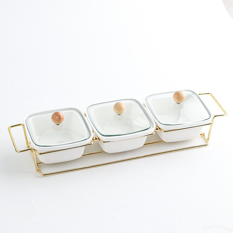 Ceramic Platter With Lid