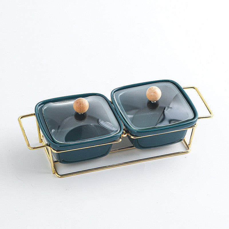 Ceramic Platter With Lid