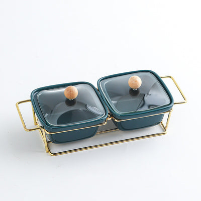 Ceramic Platter With Lid